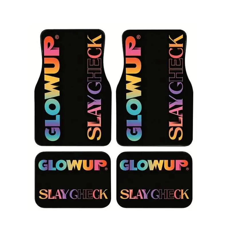 Rainbow Gradient Letter Print Car Floor Mats 4PCS Universal Fit Non-slip Waterproof Auto Foot Carp Interior Decoration Sedan SUV
Rainbow Gradient Letter Print Car Floor Mats 4PCS Universal Fit Non-slip Waterproof Auto Foot Carp Interior Decoration Sedan SUV