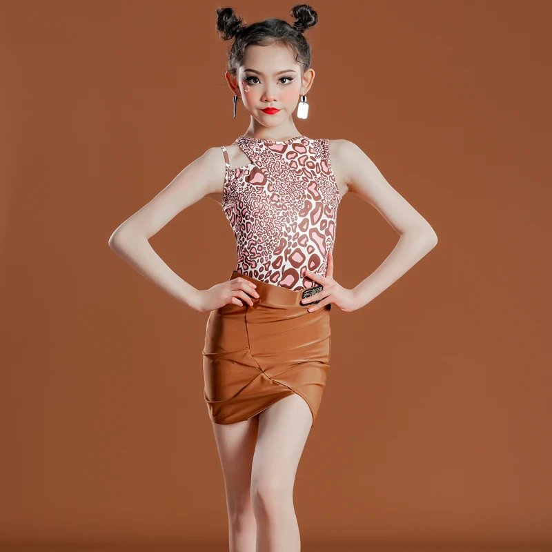 Leopard Latin Dress Girls Ballroom Practice Wea Performance Costume Tango Dancing Outfit Samba Costume Salsa Clothing DL9101 
Leopard Latin Dress Girls Ballroom Practice Wea Performance Costume Tango Dancing Outfit Samba Costume Salsa Clothing DL9101