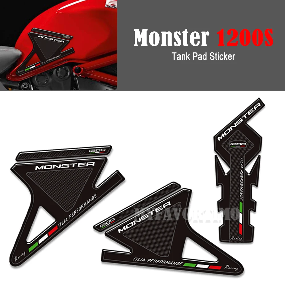 3D Sticker Motorcycle Fuel Tank Pad Decal Gas Tank Knee Protection Decals For Ducati Monster 1200 S R 1200S
3D Sticker Motorcycle Fuel Tank Pad Decal Gas Tank Knee Protection Decals For Ducati Monster 1200 S R 1200S