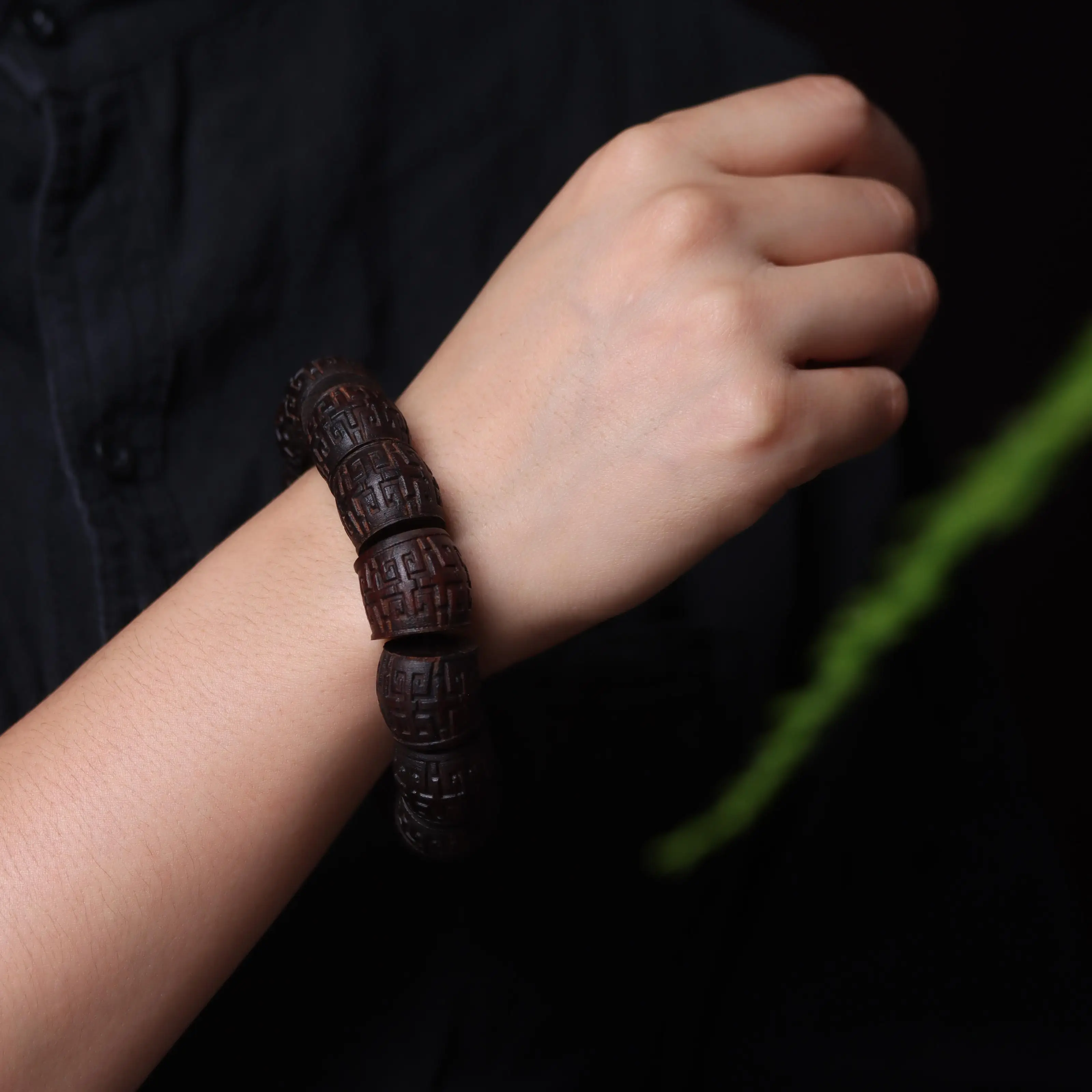 Wood Grain Large Intestine Carving Bracelet Collectables-Autograph Rosary for Boyfriend Transfer Car Hanging
Wood Grain Large Intestine Carving Bracelet Collectables-Autograph Rosary for Boyfriend Transfer Car Hanging