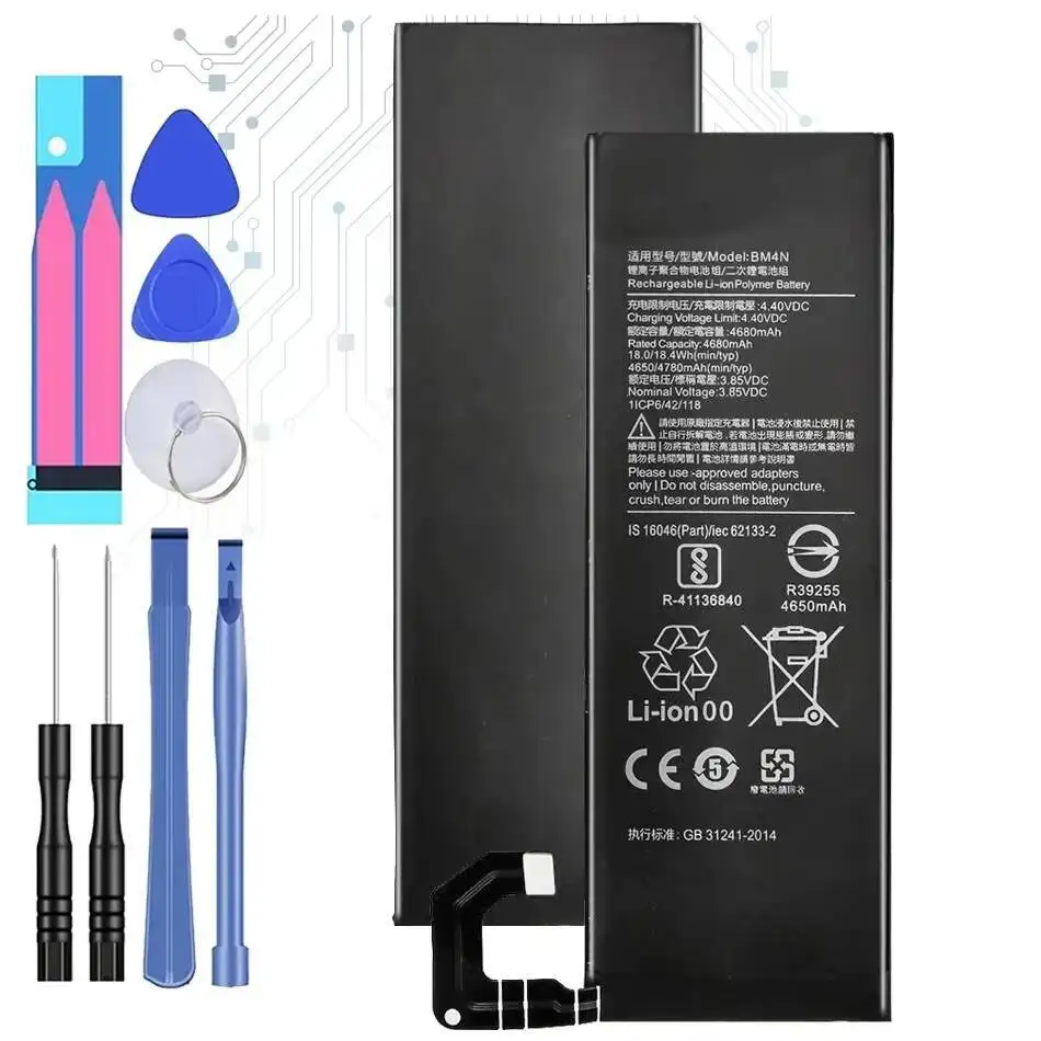 4680Mah Mobile Phone Battery BM4N Mi10 Premium Replacement Reliable Power For Xiaomi MI 10
4680Mah Mobile Phone Battery BM4N Mi10 Premium Replacement Reliable Power For Xiaomi MI 10