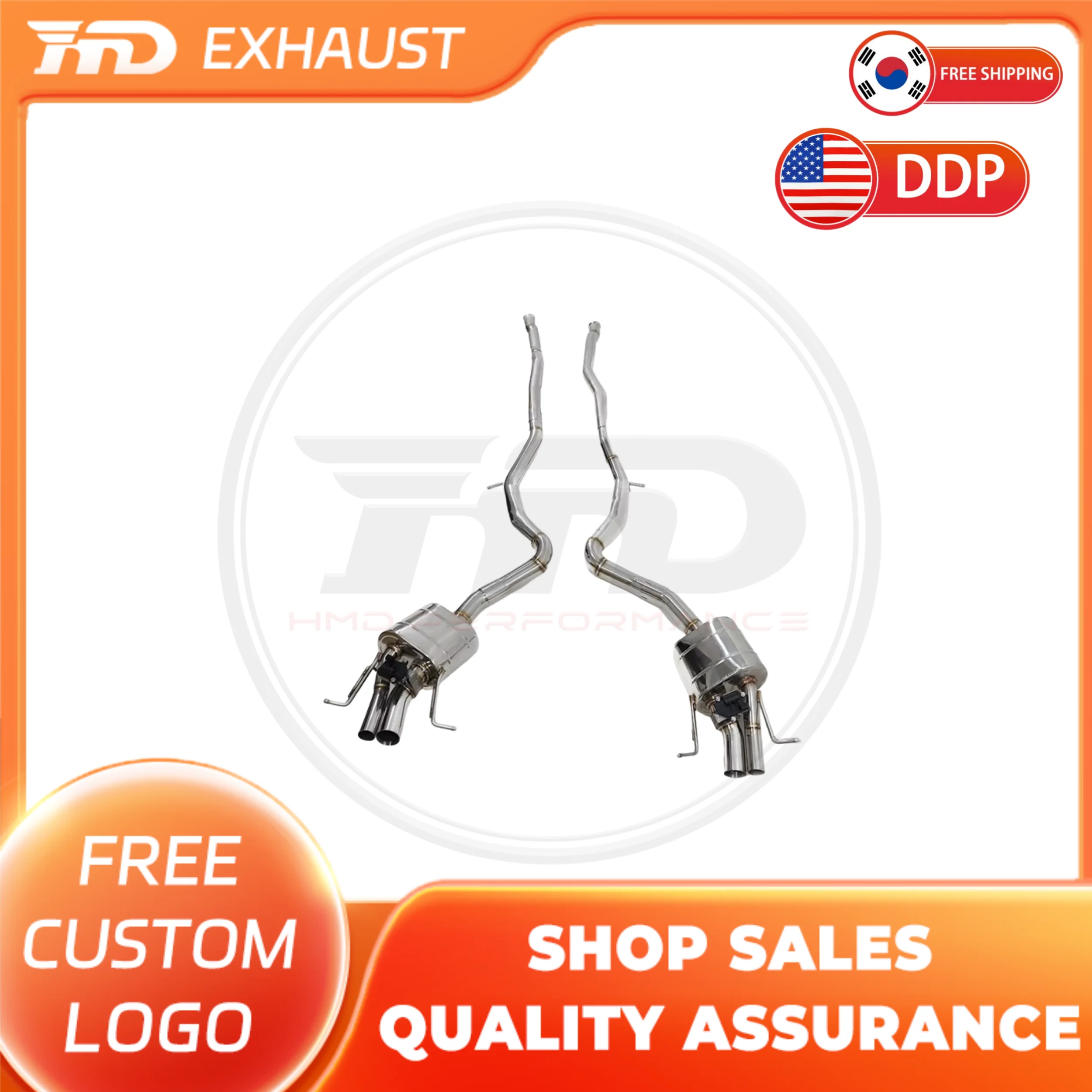 HMD Exclusive customization exhaust system SS304 catback for Mercedes-benz AMG S63L W222 performance auto parts with valve
HMD Exclusive customization exhaust system SS304 catback for Mercedes-benz AMG S63L W222 performance auto parts with valve