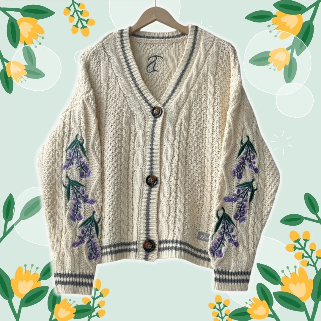 Oversized Warm Y2k Knitted Cardigan Women 2025 Spring Sweaters for Women Trend Loose Fit V-neck Grey Cardigan Mujer
Oversized Warm Y2k Knitted Cardigan Women 2025 Spring Sweaters for Women Trend Loose Fit V-neck Grey Cardigan Mujer