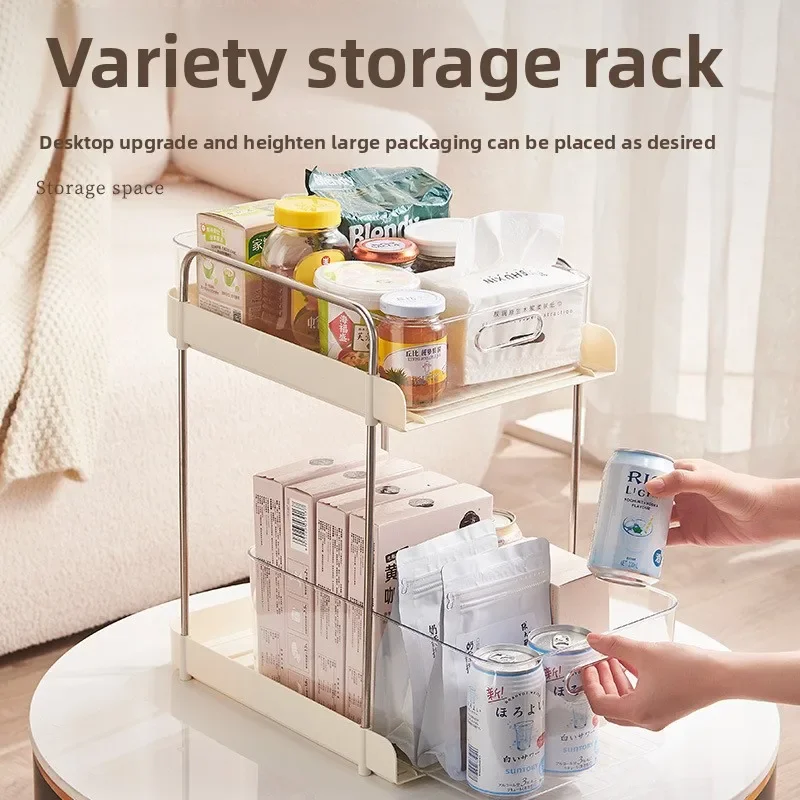 Exquisite Multi-functional Trolley Storage Cabinet Floor Storage Rack Bathroom Multi-layer Drawer Storage Box Rack