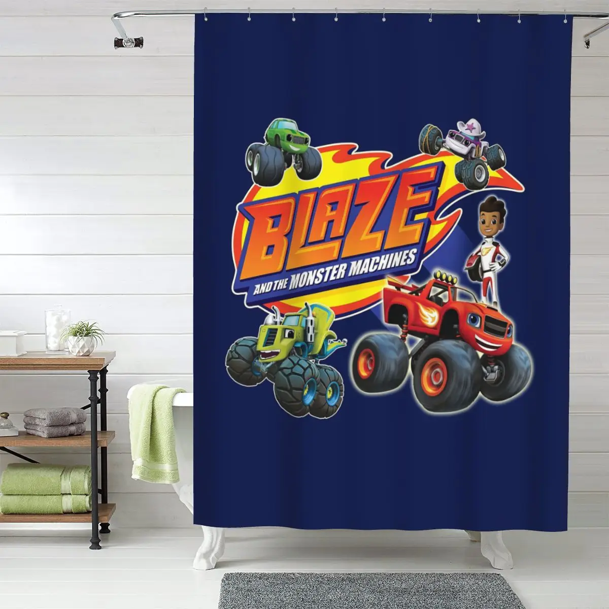 Занавеска для душа Blaze And The Monster Machines Crew, полиэстеровая, водонепроницаемая, с крючками
Занавеска для душа Blaze And The Monster Machines Crew, полиэстеровая, водонепроницаемая, с крючками