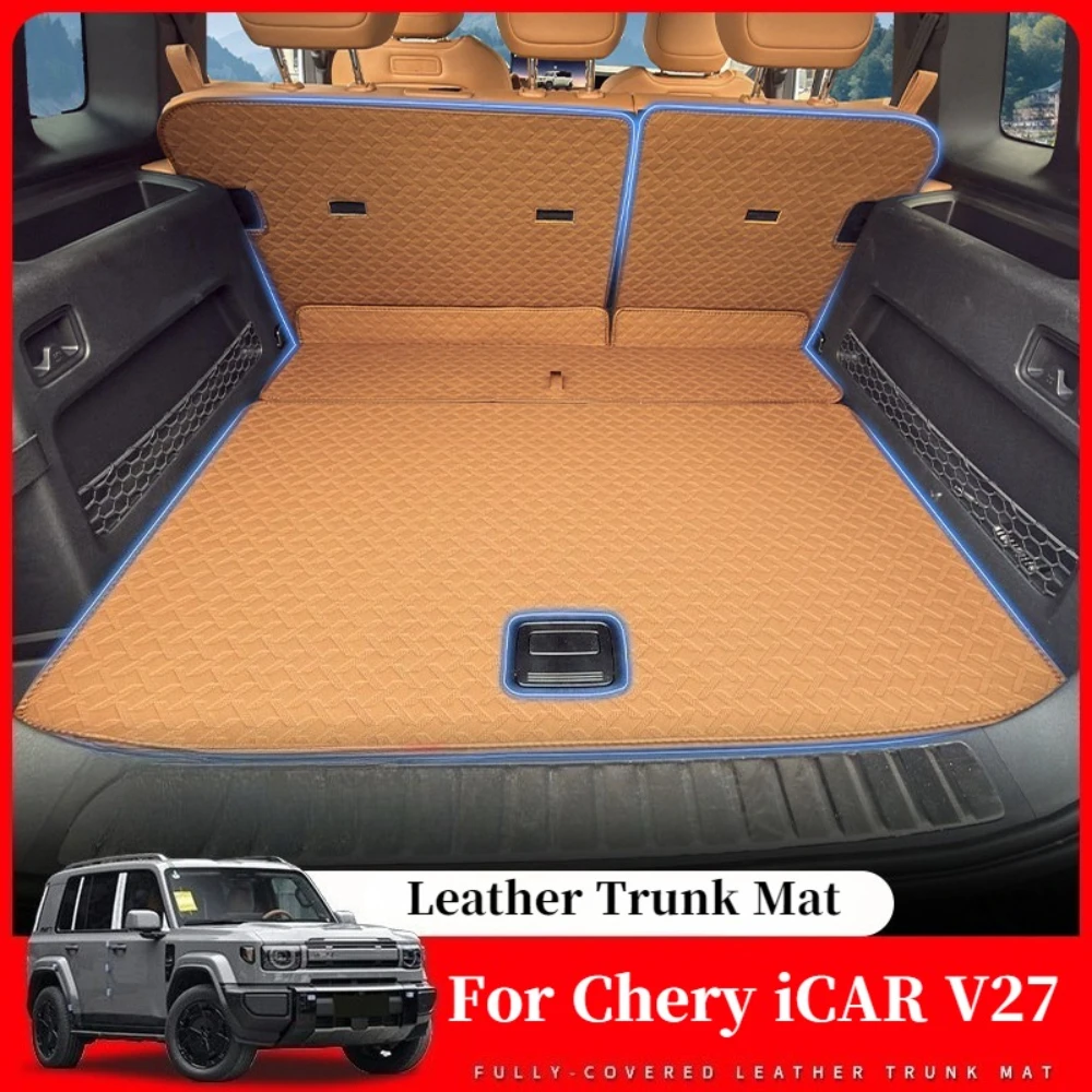 Для Chery iCAR V27 2026+ Кожаный коврик в багажник, оригинальный цвет, на заказ, полностью закрывающий, задний защитный коврик от грязи
Для Chery iCAR V27 2026+ Кожаный коврик в багажник, оригинальный цвет, на заказ, полностью закрывающий, задний защитный коврик от грязи