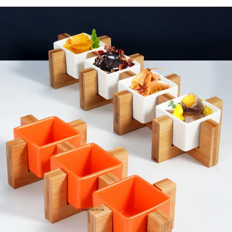 Ceramic Tableware Set Bamboo and Wood Square Bowl Japanese-style Small Snack Dish Pickles Special Restaurant Kitchenware
Ceramic Tableware Set Bamboo and Wood Square Bowl Japanese-style Small Snack Dish Pickles Special Restaurant Kitchenware