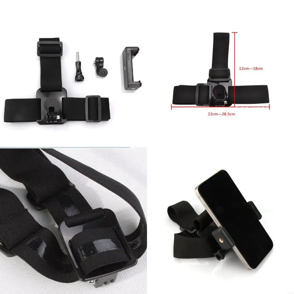 103F Adjustable Head Strap Phone Holder Support 4pcs For Adventure Video
103F Adjustable Head Strap Phone Holder Support 4pcs For Adventure Video
