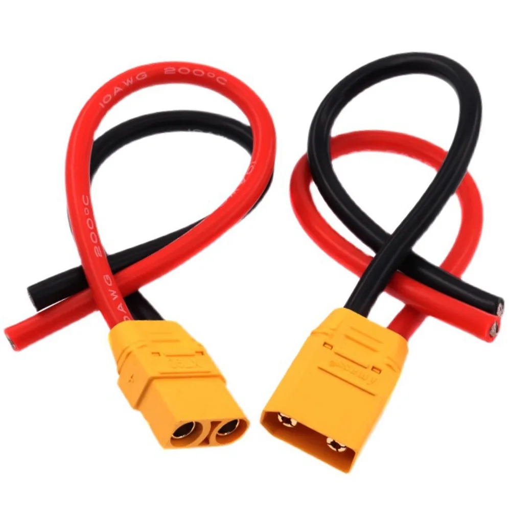 New energy vehicle model aircraft lithium battery connector XT90 male/female XT90H XT90S connection wire high current banana plu
New energy vehicle model aircraft lithium battery connector XT90 male/female XT90H XT90S connection wire high current banana plu
