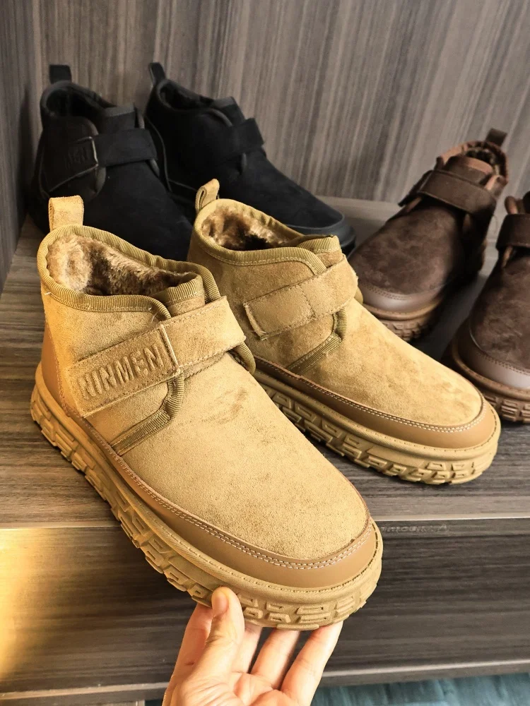 Fashionable Thickened Men's Snow Boots Anti-Cold -30℃ Fleece Lined Warm Casual Short Booties Closure Winter Boots
Fashionable Thickened Men's Snow Boots Anti-Cold -30℃ Fleece Lined Warm Casual Short Booties Closure Winter Boots