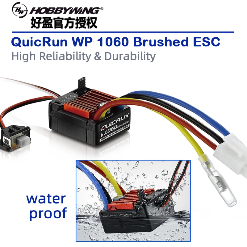 (Fast delivery) Free Shipping Brushed HobbyWing QuicRun 1060 60A Electronic Speed Controller
(Fast delivery) Free Shipping Brushed HobbyWing QuicRun 1060 60A Electronic Speed Controller