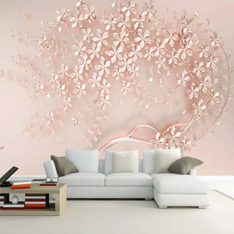 3D Custom Mural Wallpaper Rose Gold Flower Luxury Living Room 3D Stereo TV Background Murals Decorative Wall Papers Home Decor
3D Custom Mural Wallpaper Rose Gold Flower Luxury Living Room 3D Stereo TV Background Murals Decorative Wall Papers Home Decor