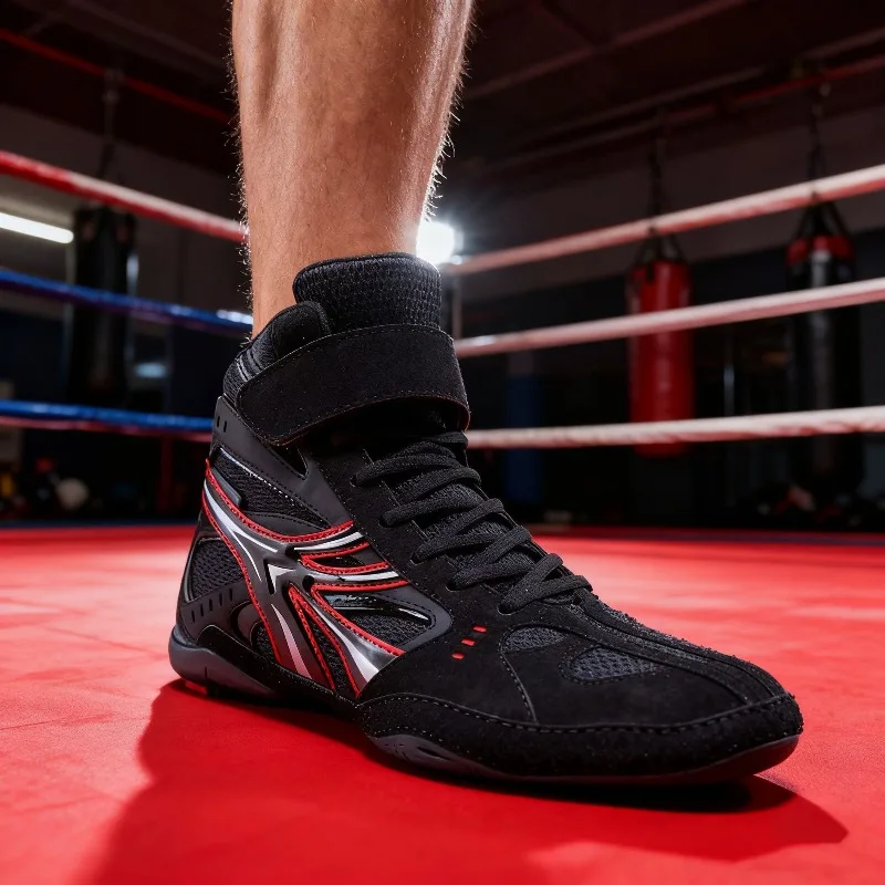 2026 New Arrival Wrestling Sneakers Men Comfortable Gym Training Shoe Non-Slip Boxing Shoes for Men Mid-Top Sports Shoes Man
2026 New Arrival Wrestling Sneakers Men Comfortable Gym Training Shoe Non-Slip Boxing Shoes for Men Mid-Top Sports Shoes Man
