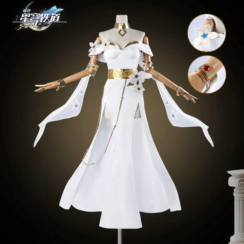 Tribios Honkai Cosplay Costume Wig Game Honkai Star Rail Tribios Cosplay Party Dress Christmas Halloween Role Play Uniform Women
Tribios Honkai Cosplay Costume Wig Game Honkai Star Rail Tribios Cosplay Party Dress Christmas Halloween Role Play Uniform Women
