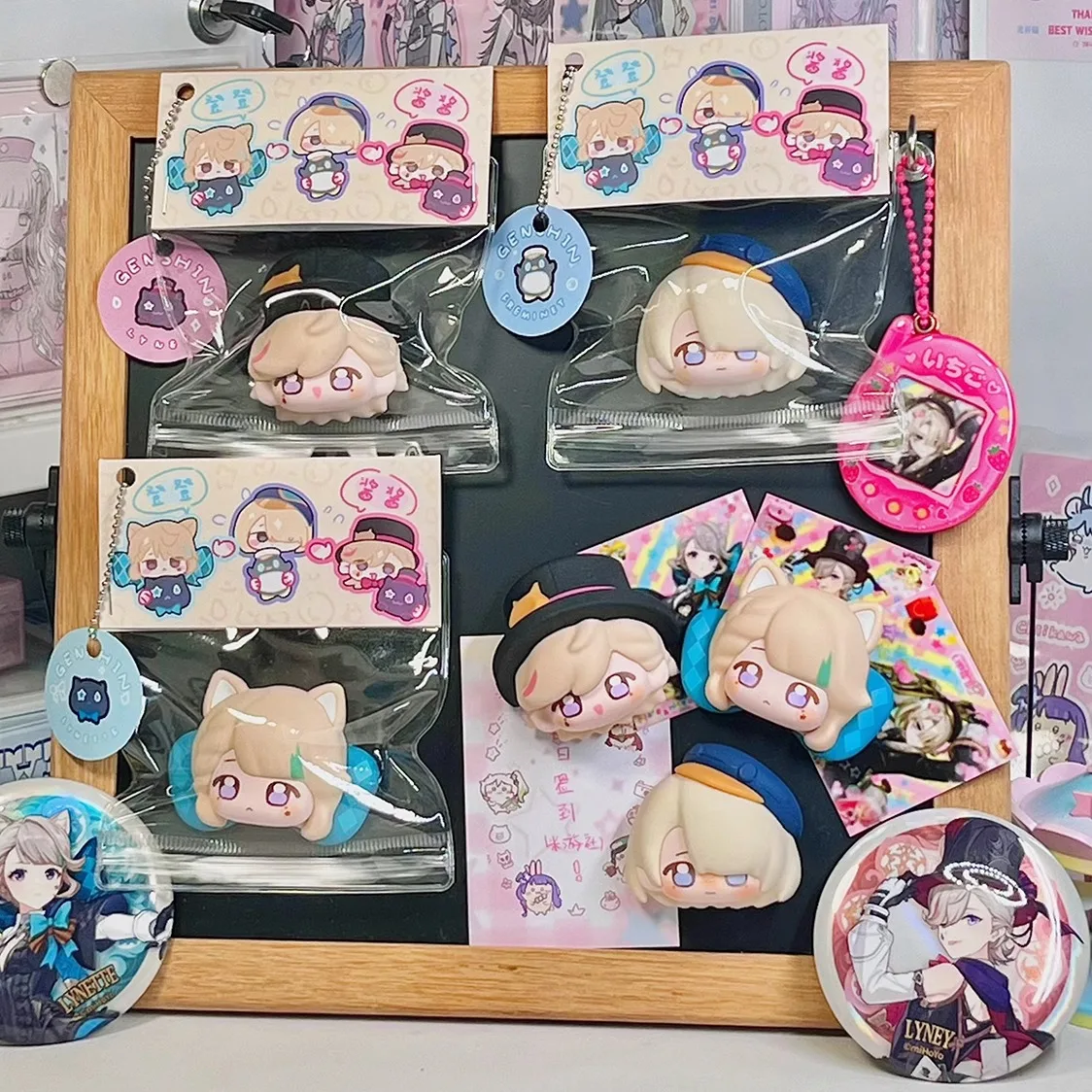 Anime Game Genshin Impact Furina Lyney Lynette Cosplay Anime Q version Cartoon refrigerator magnet Accessories Xmas Gift
Anime Game Genshin Impact Furina Lyney Lynette Cosplay Anime Q version Cartoon refrigerator magnet Accessories Xmas Gift