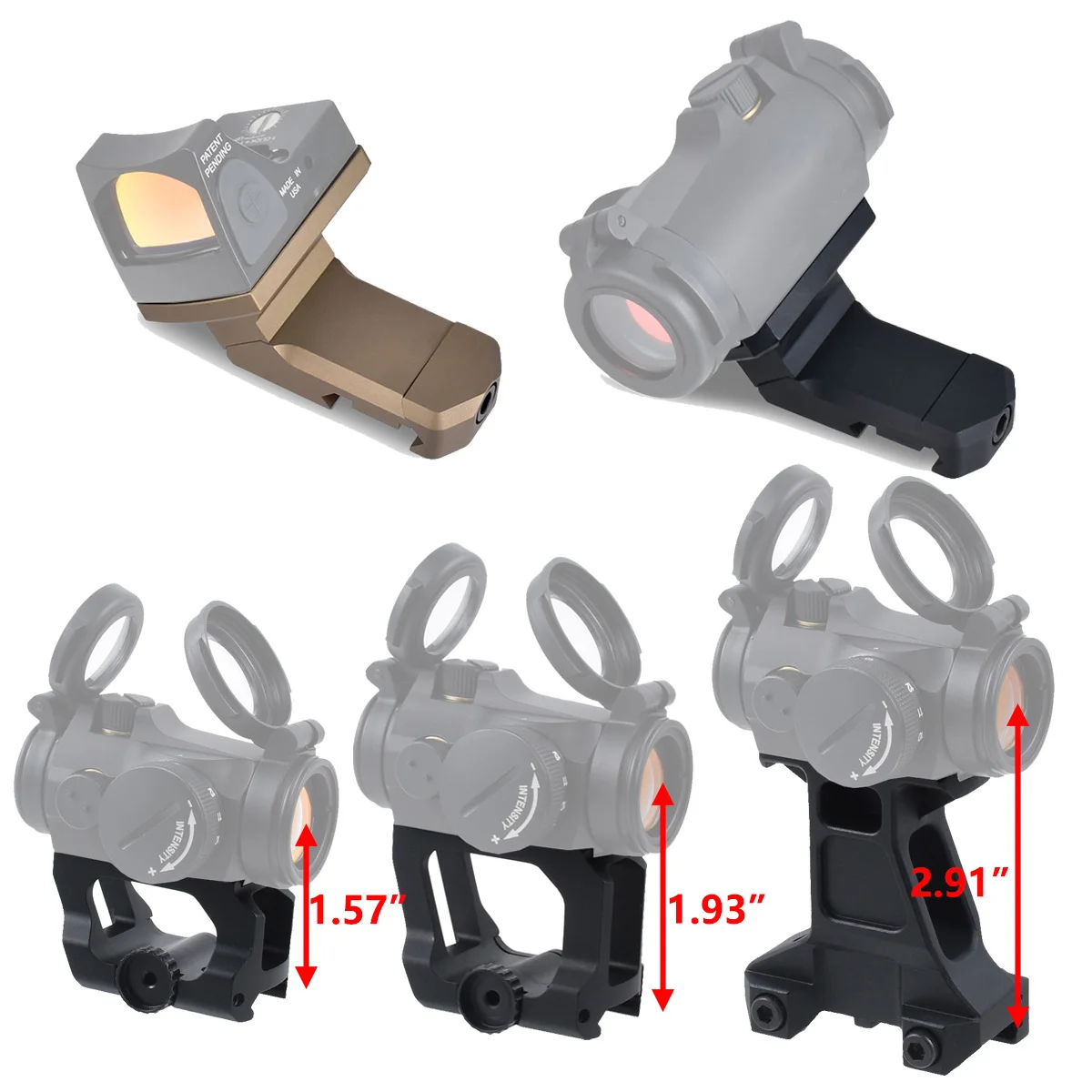 UNITY Fast Riser Mount For Aimpoint T1 T2 Duty RDS Red Dot Sight Optic Scope Mount Optic Bracket Sight Scope Base
UNITY Fast Riser Mount For Aimpoint T1 T2 Duty RDS Red Dot Sight Optic Scope Mount Optic Bracket Sight Scope Base