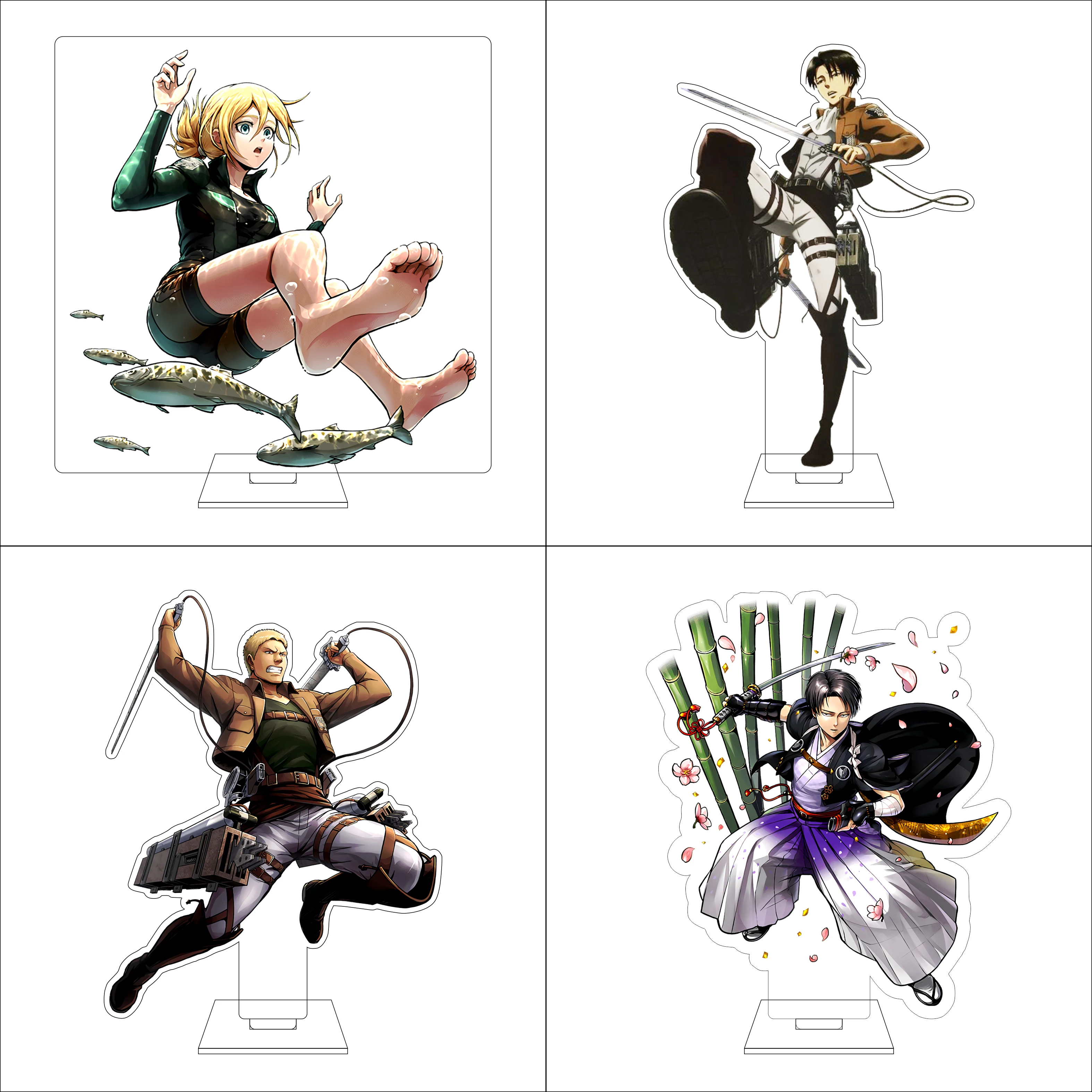 16CM Anime Attack on Titan Cosplay Acrylic Figure Stand Plate Armin Arlert Eren Jaeger Mikasa·Ackerman Ornaments Gifts
16CM Anime Attack on Titan Cosplay Acrylic Figure Stand Plate Armin Arlert Eren Jaeger Mikasa·Ackerman Ornaments Gifts
