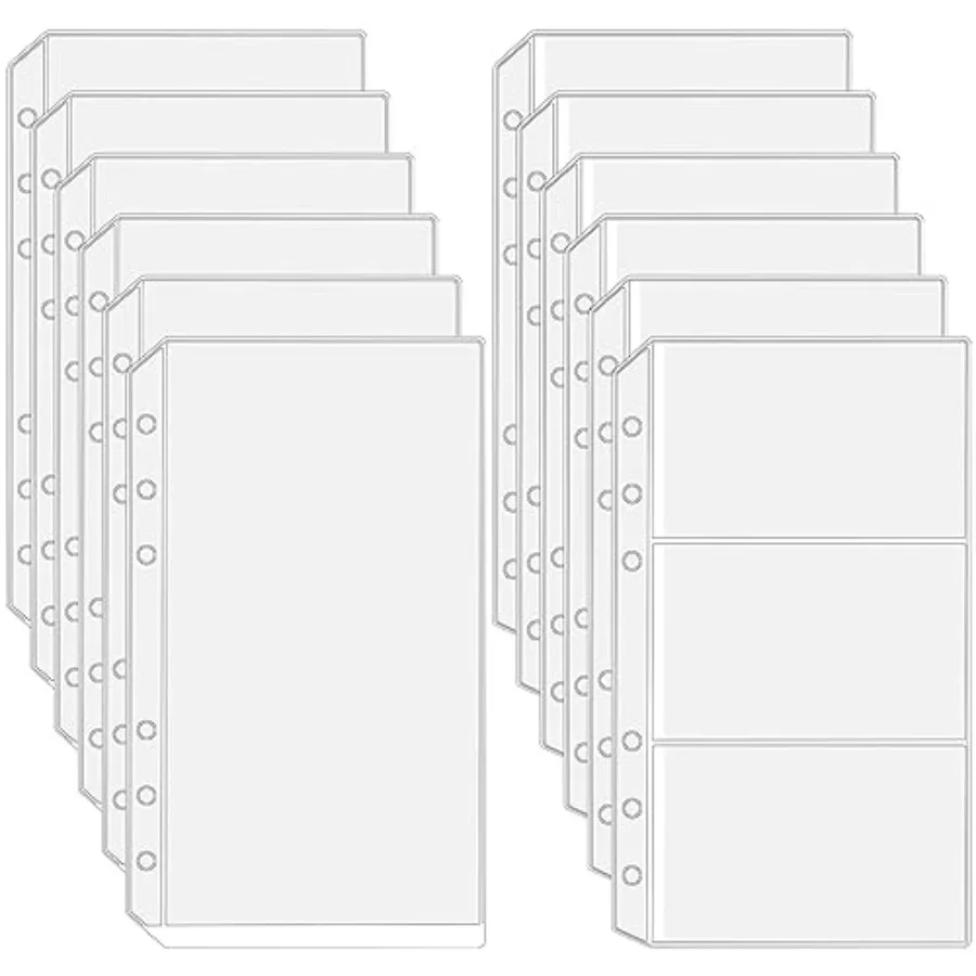 12 шт. рукава для папок формата А6, конверты для денег из ПВХ формата А6, 6 отверстий, карманы для папок, рукава для карт, водонепроницаемые карманы из ПВХ, прозрачные конверты для денег
12 шт. рукава для папок формата А6, конверты для денег из ПВХ формата А6, 6 отверстий, карманы для папок, рукава для карт, водонепроницаемые карманы из ПВХ, прозрачные конверты для денег