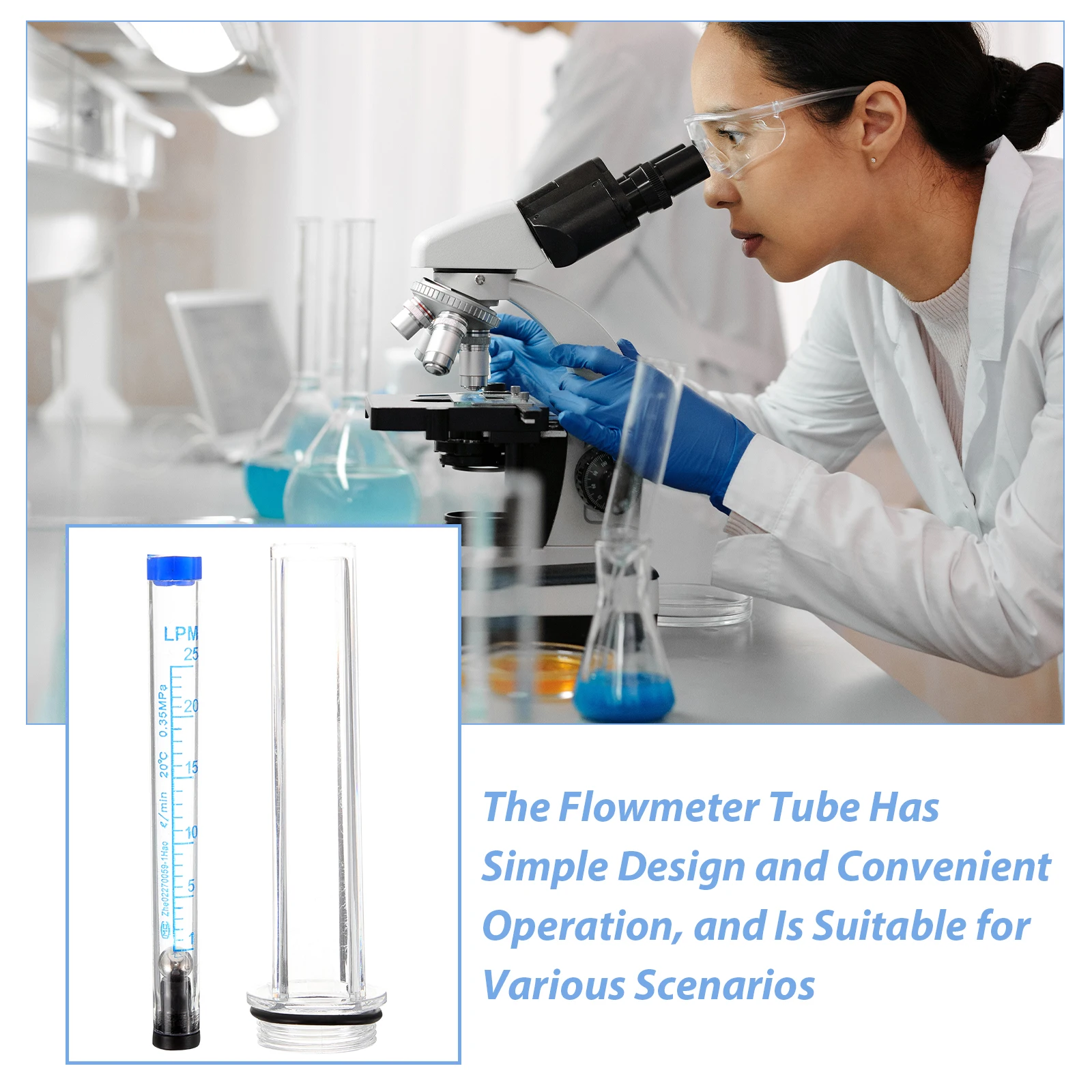 Tube Gas Flow Meter For Argon Carbon Dioxide Measurement Tool Liquid Air 1-25Lpm Fast Response
Tube Gas Flow Meter For Argon Carbon Dioxide Measurement Tool Liquid Air 1-25Lpm Fast Response
