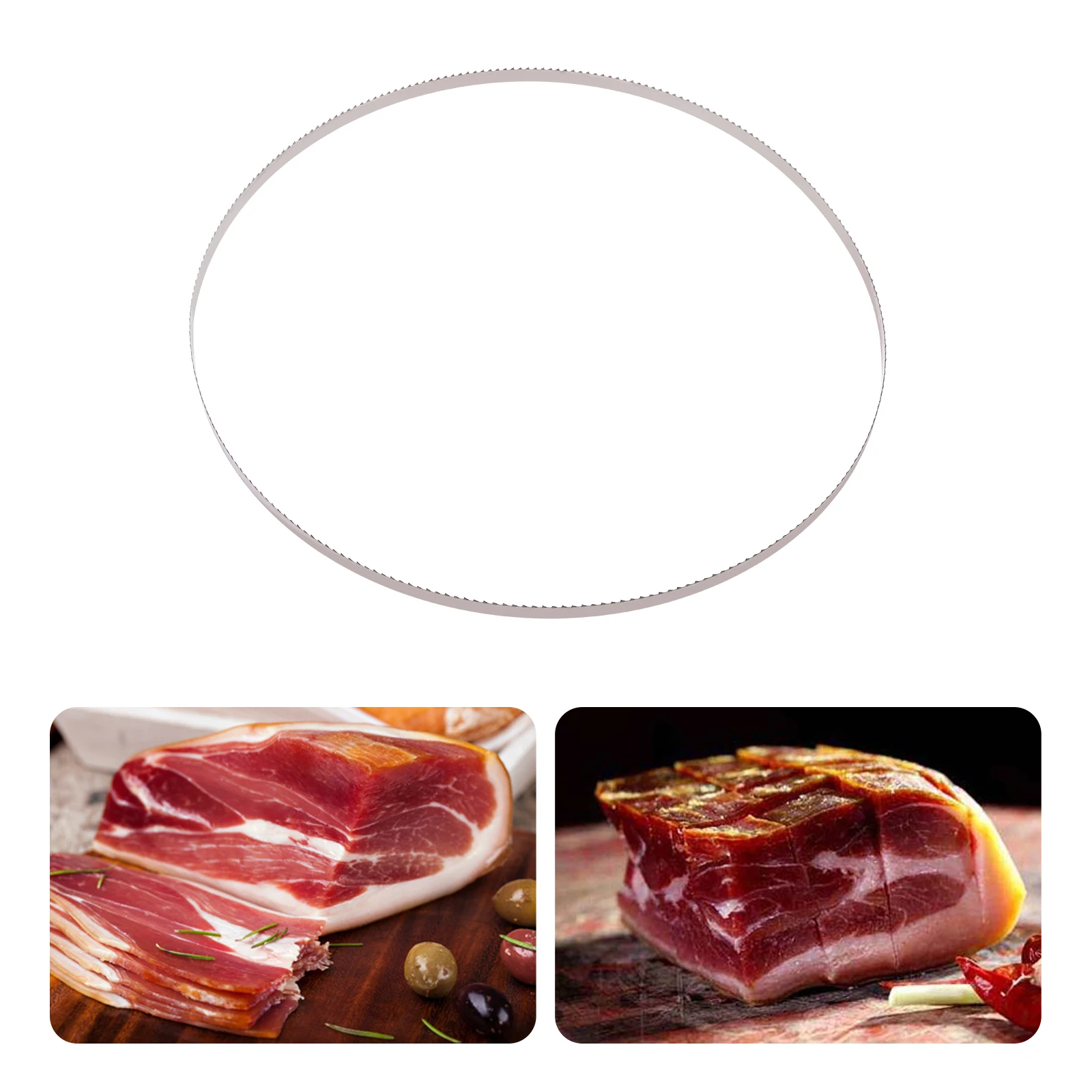 Band Saw Blade 5 PCS Meat Bandsaw Replacement, Carbon Steel 4TPI Cutting Wrapped by Rust-Proof Paper for Commercial Bone Machine
Band Saw Blade 5 PCS Meat Bandsaw Replacement, Carbon Steel 4TPI Cutting Wrapped by Rust-Proof Paper for Commercial Bone Machine