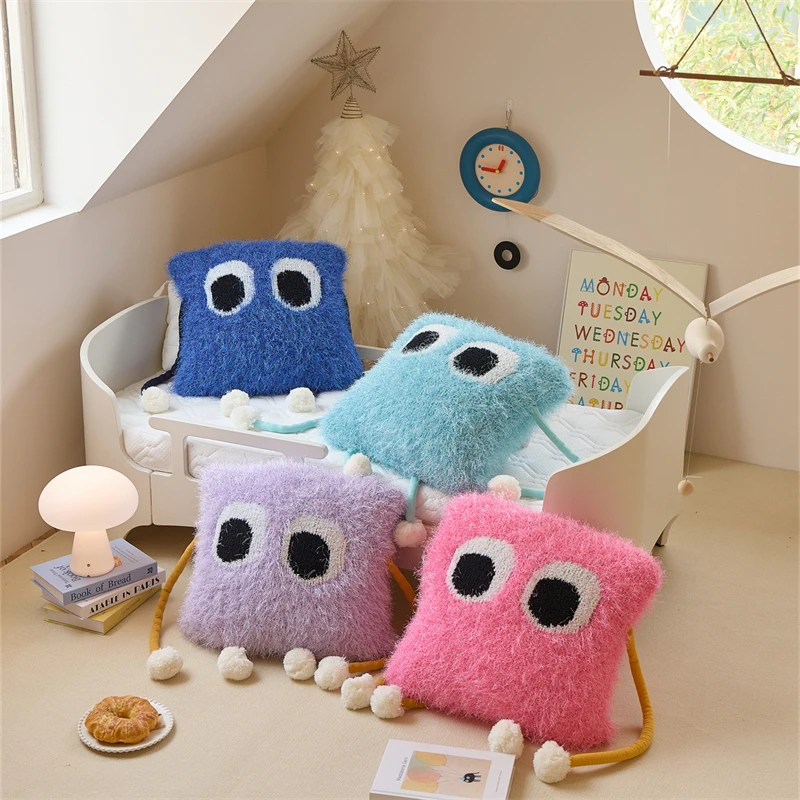 【CHIMU HOME】Cute Monster Plush Pillow | Fluffy Blue Throw Pillow for Kids Room & Cozy Sofa
【CHIMU HOME】Cute Monster Plush Pillow | Fluffy Blue Throw Pillow for Kids Room & Cozy Sofa