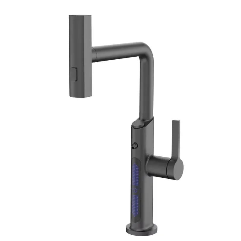 Smart Kitchen Faucet with Ambient Light Display & Direct Drinking Water Function for Stainless Steel Zinc Alloy Models
Smart Kitchen Faucet with Ambient Light Display & Direct Drinking Water Function for Stainless Steel Zinc Alloy Models
