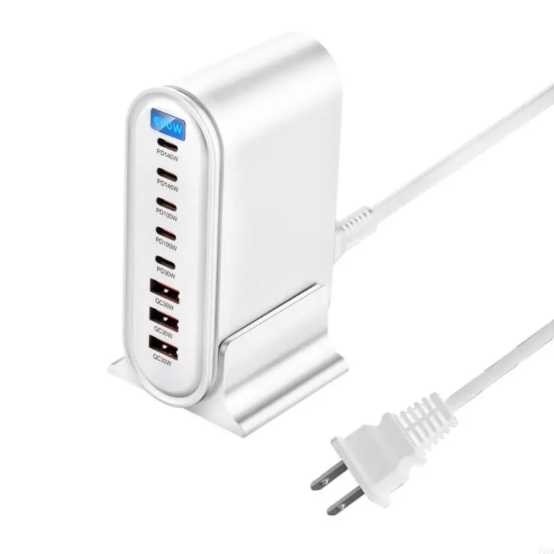8 Port 600W GaN Charging Adapter PD140W Power Delivery For Laptop Tablet Phone 45BD
8 Port 600W GaN Charging Adapter PD140W Power Delivery For Laptop Tablet Phone 45BD
