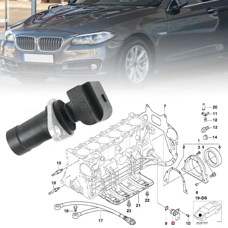 A12141709616 NEW Engine Crankshaft Position Sensor For BMW E46 E66 X3 E83 X5 E53 Z4 E85 330Ci 730Li 328Ci 328i 328is 525i 530i
A12141709616 NEW Engine Crankshaft Position Sensor For BMW E46 E66 X3 E83 X5 E53 Z4 E85 330Ci 730Li 328Ci 328i 328is 525i 530i