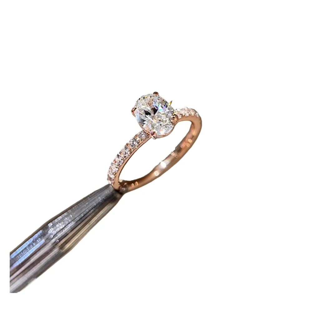 Four clawed pigeon egg diamond ring, 1-carat ring, women's pure silver, artificial diamond, egg shaped zircon
Four clawed pigeon egg diamond ring, 1-carat ring, women's pure silver, artificial diamond, egg shaped zircon