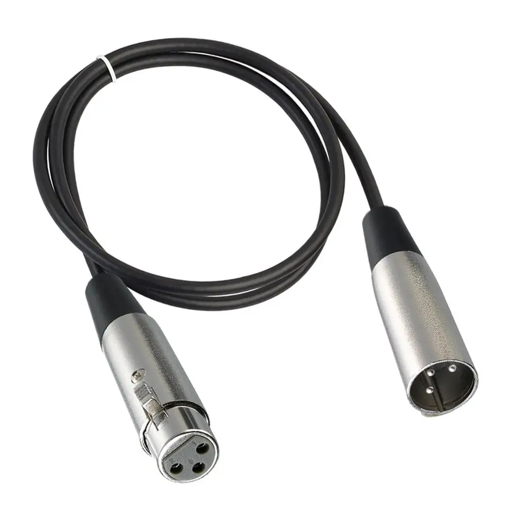 XLR Cable Male to Female Balanced XLR Microphone Black Patch Cables 1m-20m
XLR Cable Male to Female Balanced XLR Microphone Black Patch Cables 1m-20m
