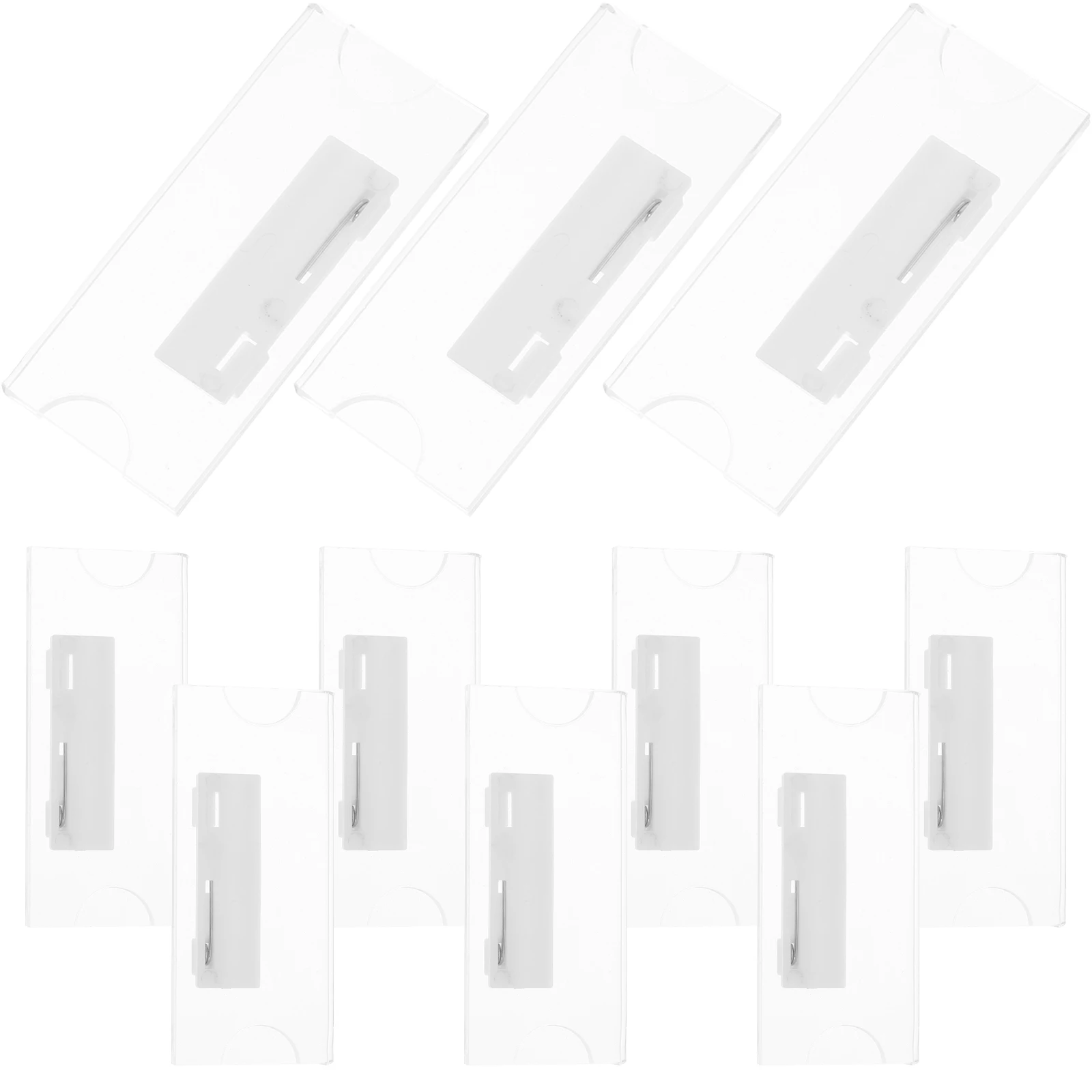 10 Pcs Acrylic Insert Card Name Badges Transparent Office Staff ID Tag Holders Work Students Hotel Uniform Name Tag Holder
10 Pcs Acrylic Insert Card Name Badges Transparent Office Staff ID Tag Holders Work Students Hotel Uniform Name Tag Holder
