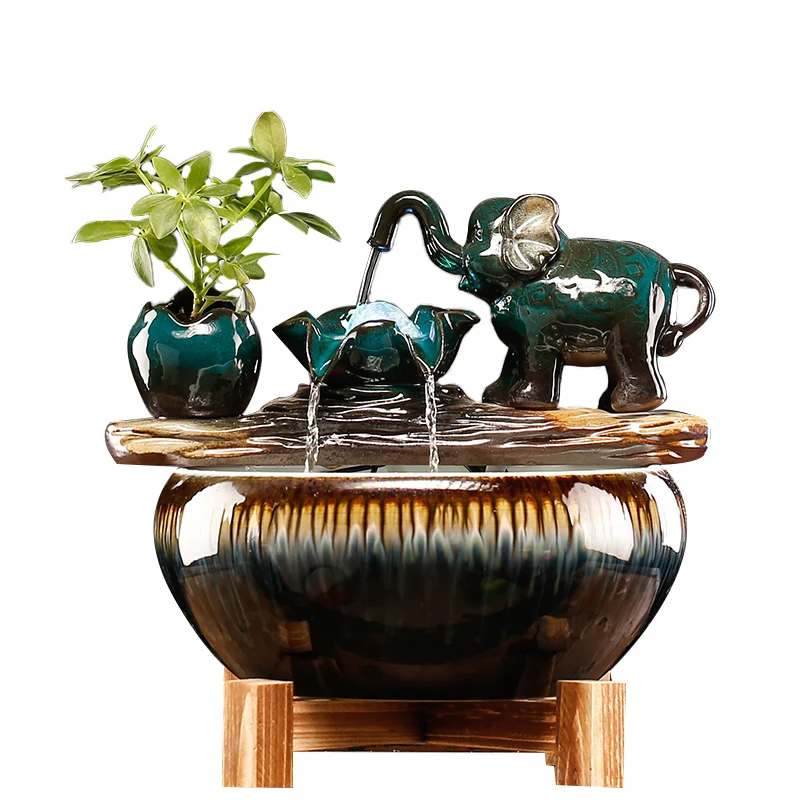 FQ Elephant Lucky Water Circulating Water Living Room Decoration Rockery Fountain Decoration
FQ Elephant Lucky Water Circulating Water Living Room Decoration Rockery Fountain Decoration