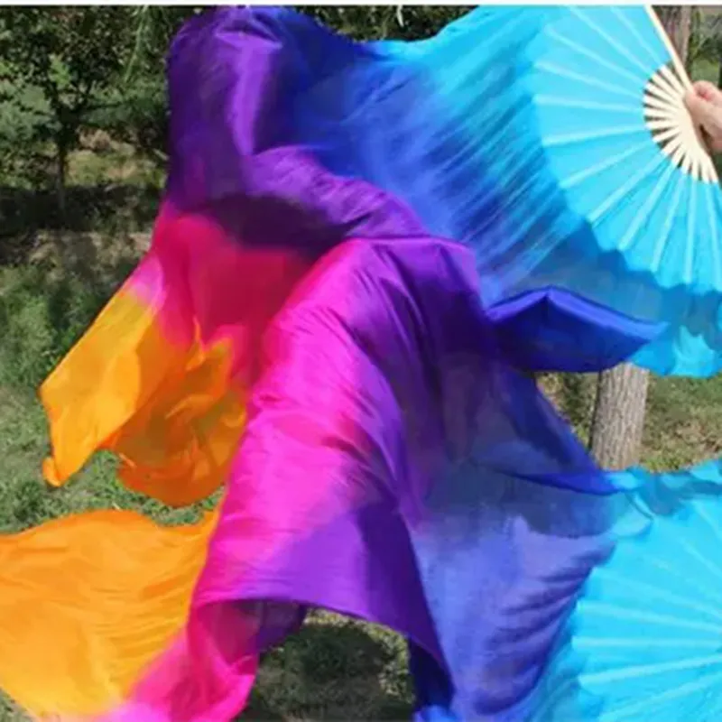 Belly Dance Silk Veil 100% Real Silk Light Weight Flowy Fan Gradient Hand Dye Stage Performance Show Props Costume One Pair 1.8m
Belly Dance Silk Veil 100% Real Silk Light Weight Flowy Fan Gradient Hand Dye Stage Performance Show Props Costume One Pair 1.8m