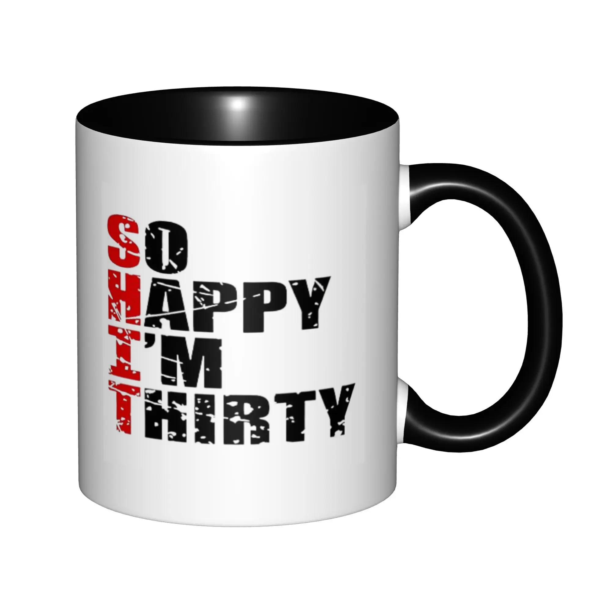 30th Birthday Gifts For Him Her Men Women So Happy I'm Thirty Mugs With Black Handle Birthday Coffee Mugs Ceramic Tea Cups 11oz
30th Birthday Gifts For Him Her Men Women So Happy I'm Thirty Mugs With Black Handle Birthday Coffee Mugs Ceramic Tea Cups 11oz