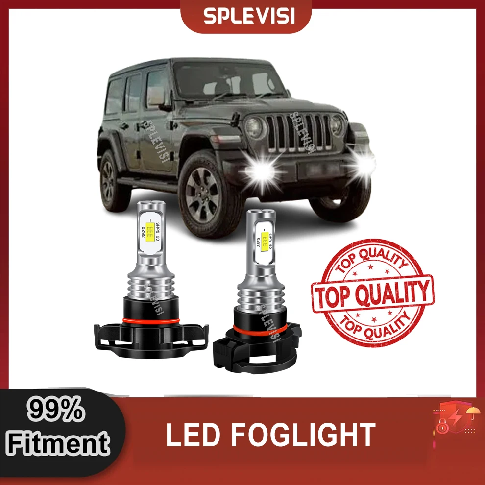 2x H16 5202 Car LED Fog Light Foglight Bulbs 6000K White For Jeep Wrangler 3 (JK) 2010-2016 Wrangler-4 (JL) 2018-2021
2x H16 5202 Car LED Fog Light Foglight Bulbs 6000K White For Jeep Wrangler 3 (JK) 2010-2016 Wrangler-4 (JL) 2018-2021