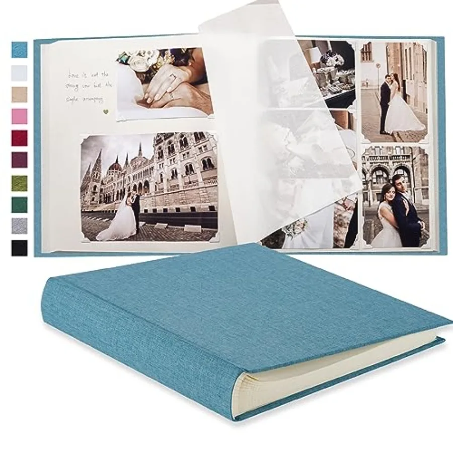 Large DIY Scrapbook Photo Album 100 pages with Writing Space for 3x5 4x6 5x7 6x8 8x10 Pictures for Baby Wedding Family Annivers
Large DIY Scrapbook Photo Album 100 pages with Writing Space for 3x5 4x6 5x7 6x8 8x10 Pictures for Baby Wedding Family Annivers