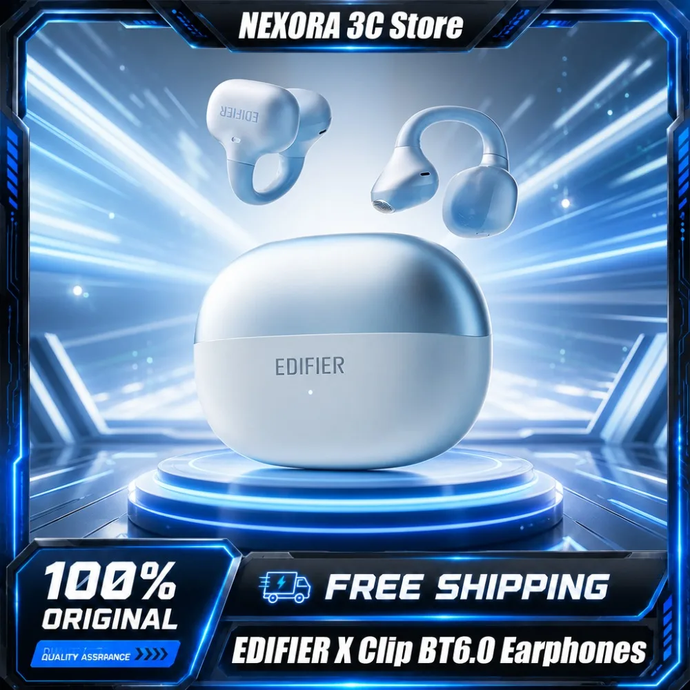 Original EDIFIER XClip Wireless Earphones BT6.0 Open Ear Clip Type AI Call Noise Cancelling Sports Music Gaming Headphones Gifts
Original EDIFIER XClip Wireless Earphones BT6.0 Open Ear Clip Type AI Call Noise Cancelling Sports Music Gaming Headphones Gifts