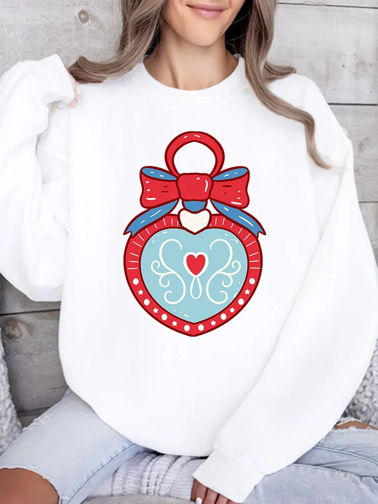 Bow Clock Women's Graphic Crewneck Sweatshirt Casual Long Sleeve Pullover, Loose Fit Streetwear for Fall Winter
Bow Clock Women's Graphic Crewneck Sweatshirt Casual Long Sleeve Pullover, Loose Fit Streetwear for Fall Winter