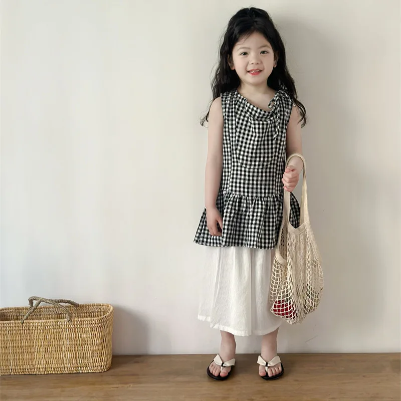 Children's Clothing Girls 2025 New Summer Dress Baby Plaid Yuan Sleeve Skirt Children's Foreign Style Skirt
Children's Clothing Girls 2025 New Summer Dress Baby Plaid Yuan Sleeve Skirt Children's Foreign Style Skirt
