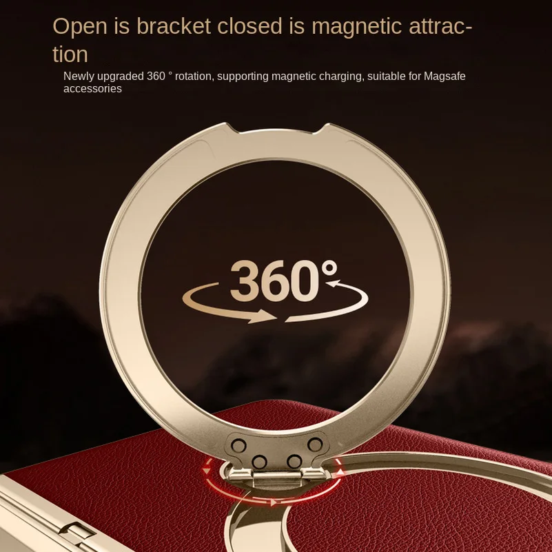 Rotatable Metal Magnetic Bracket Central Axis Magnetic Tempered Glass Protective Film Case For Huawei Mate X6 Slim Leather Cover
Rotatable Metal Magnetic Bracket Central Axis Magnetic Tempered Glass Protective Film Case For Huawei Mate X6 Slim Leather Cover