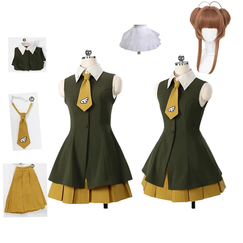 High Quality Anime Card Captors Sakura Cosplay Daily Suit Sakura Cosplay Sakura Hongkong Travel Women Halloween Roleplay Suit
High Quality Anime Card Captors Sakura Cosplay Daily Suit Sakura Cosplay Sakura Hongkong Travel Women Halloween Roleplay Suit