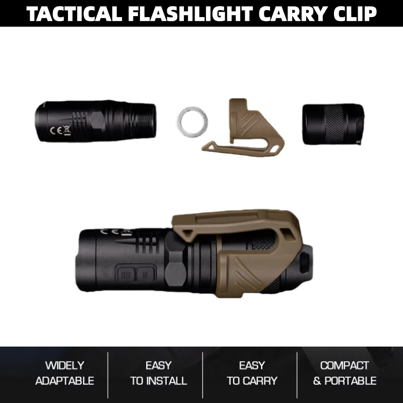 Game Hunting Light Carrier | Non-Reflective Flashlight Clip | Wilderness Flashlight Accessories
Game Hunting Light Carrier | Non-Reflective Flashlight Clip | Wilderness Flashlight Accessories