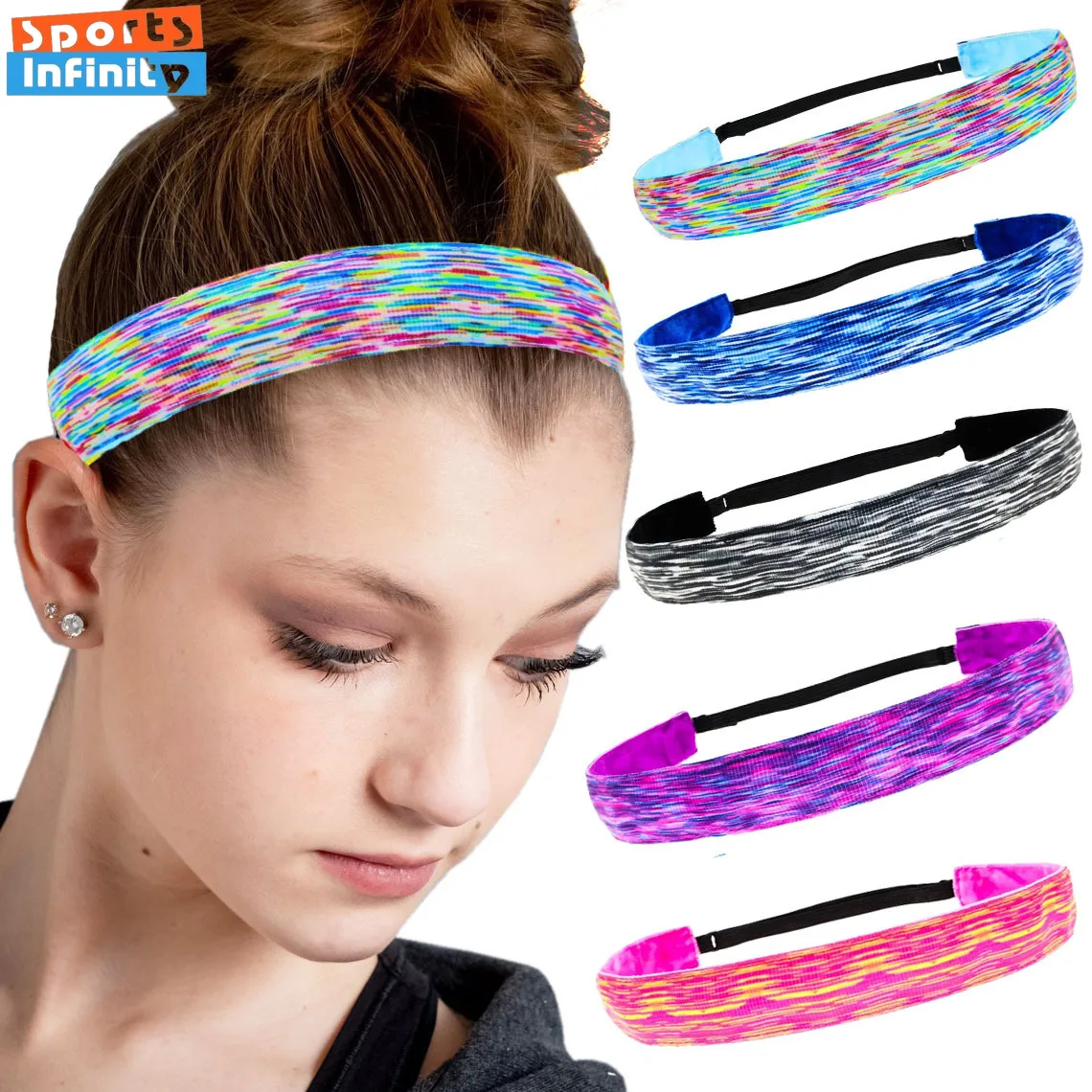 European and American Children's Tie Dye Sports Headband Gradient Rainbow Headbands Sports Anti Slip Sweat Band Hair Accessories
European and American Children's Tie Dye Sports Headband Gradient Rainbow Headbands Sports Anti Slip Sweat Band Hair Accessories