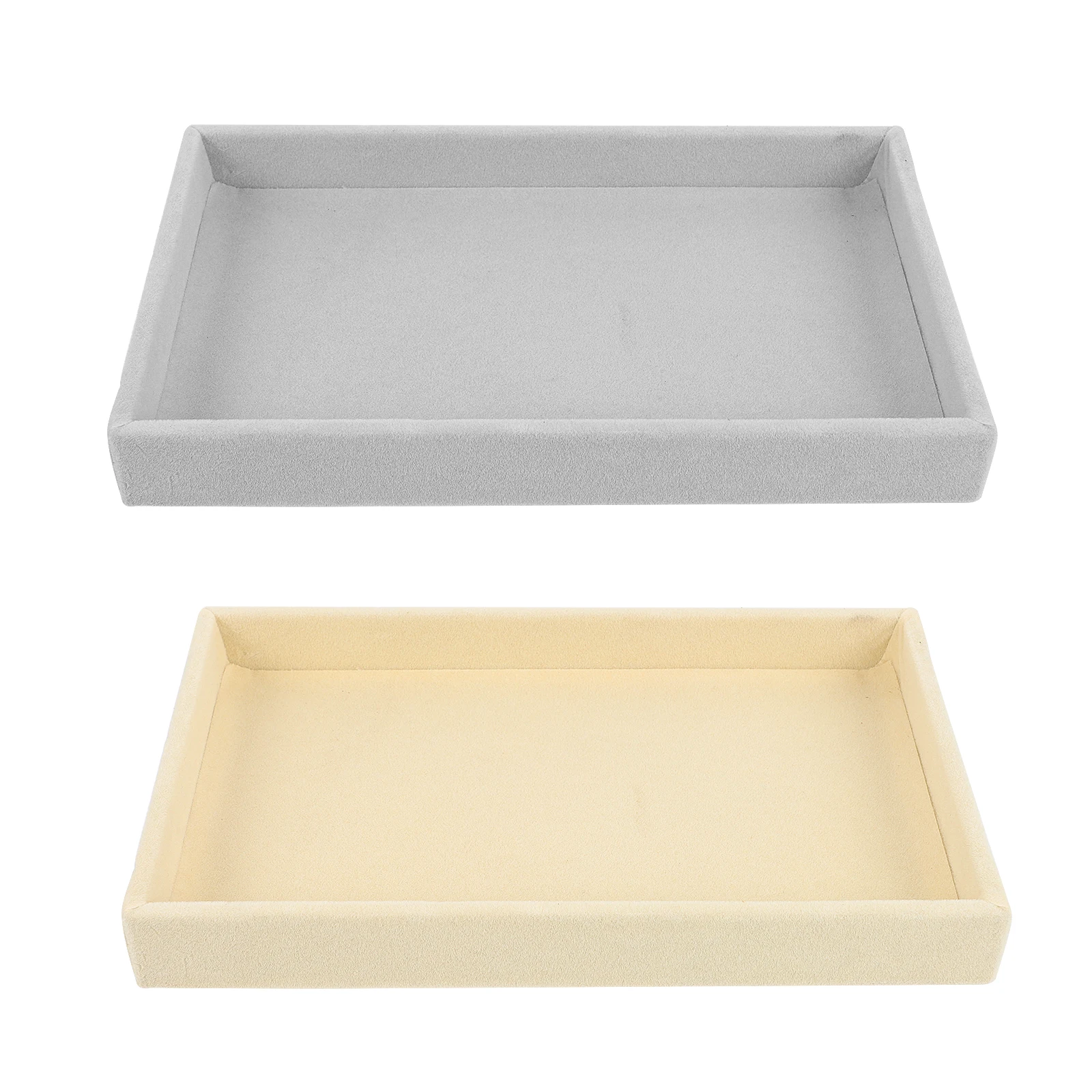 2 Pcs Storage Tray Display Jewelry Earring Storage Tray Box for Earring Necklace Organizer Plate Practical Durable Decorative
2 Pcs Storage Tray Display Jewelry Earring Storage Tray Box for Earring Necklace Organizer Plate Practical Durable Decorative
