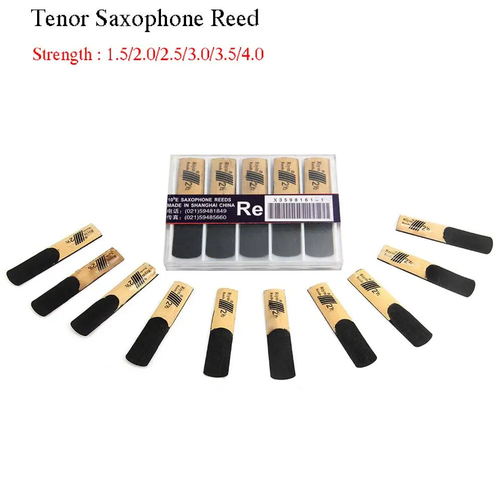 10Pcs Tenor Saxophone Reed Hardness Optional 1.5 2.0 2.5 3.0 3.5 4.0 Musical Instrument Accessories
10Pcs Tenor Saxophone Reed Hardness Optional 1.5 2.0 2.5 3.0 3.5 4.0 Musical Instrument Accessories