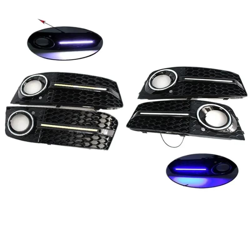 Suitable for 09-12 Audi A4B8 modified fog light frame RS4 with LED daytime running light honeycomb lower mesh grille
Suitable for 09-12 Audi A4B8 modified fog light frame RS4 with LED daytime running light honeycomb lower mesh grille