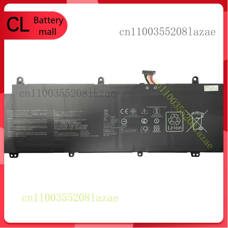 Оригинальный аккумулятор C41N1828 для серии ASUS Zephyrus S GX531 GX531G GX531GV GX531GW
Оригинальный аккумулятор C41N1828 для серии ASUS Zephyrus S GX531 GX531G GX531GV GX531GW