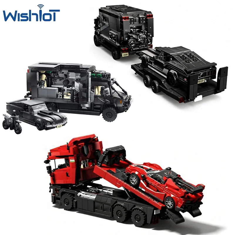 DIY Travel RV Trailer MOC Building Block Kit Truck Trailer Boys Assembly Racing Cars Puzzle Model Small Bricks Toy Holiday Gifts
DIY Travel RV Trailer MOC Building Block Kit Truck Trailer Boys Assembly Racing Cars Puzzle Model Small Bricks Toy Holiday Gifts