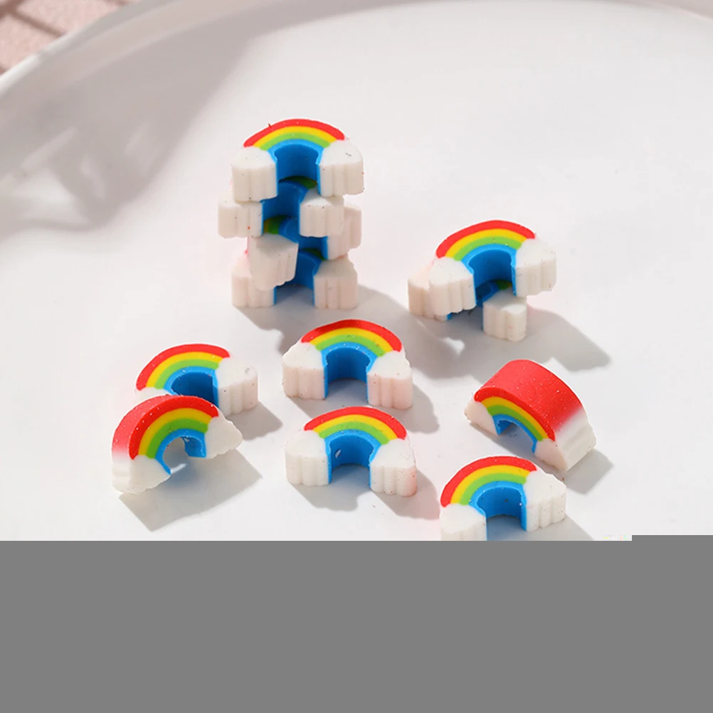 100 Pcs Rainbow Eraser Cute Cartoon Mini Portable for Drawing Kids Classroom Small School Supplies Delicate Eraser
100 Pcs Rainbow Eraser Cute Cartoon Mini Portable for Drawing Kids Classroom Small School Supplies Delicate Eraser