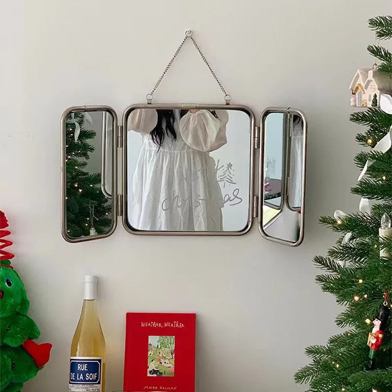 ins wind retro folding makeup mirror dormitory desktop portable dresser mirror home bedroom hanging wall hanging
ins wind retro folding makeup mirror dormitory desktop portable dresser mirror home bedroom hanging wall hanging
